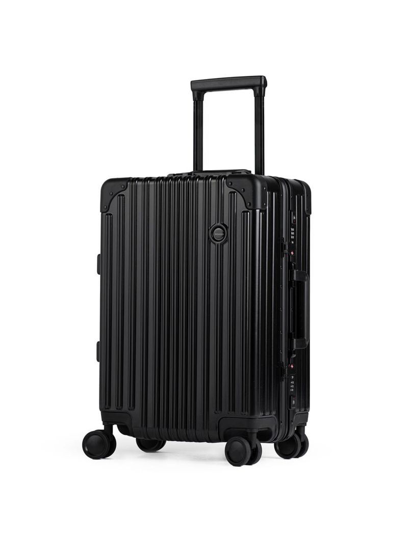 Mala de bordo de policarbonato 4 rodas kyoto ii preta