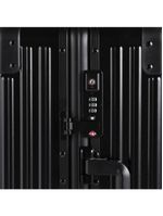 Mala de bordo de policarbonato 4 rodas kyoto ii preta