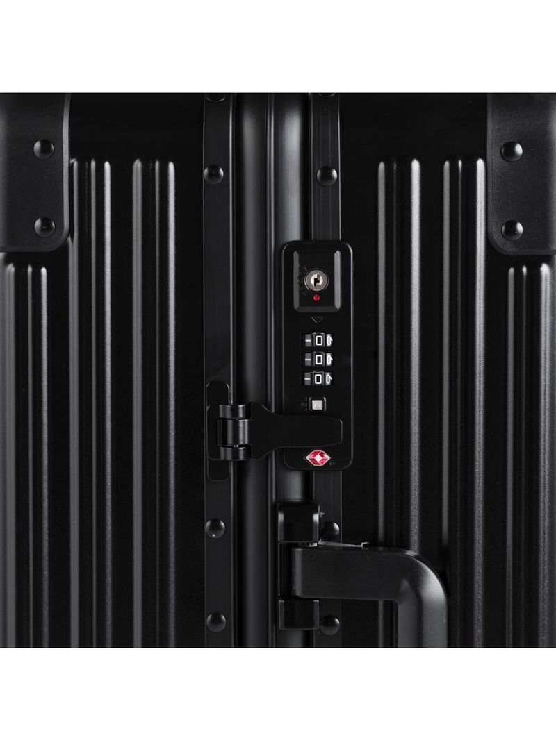 Mala de bordo de policarbonato 4 rodas kyoto ii preta