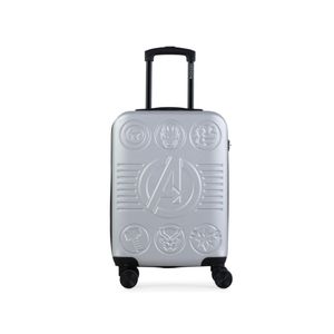 Mala de bordo 10 kg abs 4 rodas vingadores prata