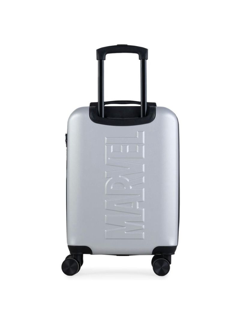 Mala de bordo 10 kg abs 4 rodas vingadores prata