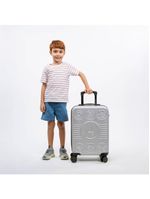 Mala de bordo 10 kg abs 4 rodas vingadores prata