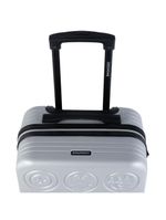 Mala de bordo 10 kg abs 4 rodas vingadores prata