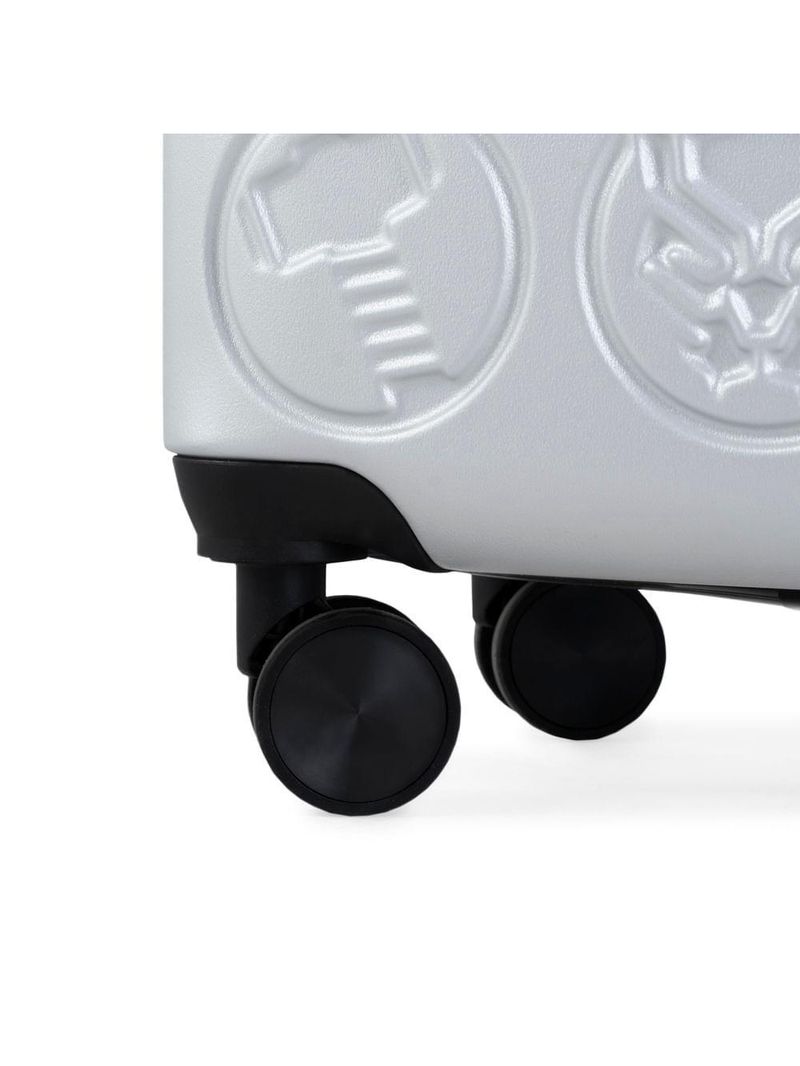 Mala de bordo 10 kg abs 4 rodas vingadores prata