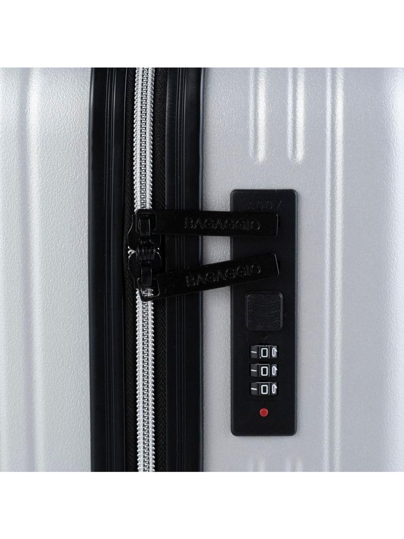 Mala de bordo 10 kg abs 4 rodas vingadores prata