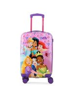 Mala de bordo 10 kg abs 4 rodas princesas disney rosa