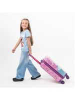 Mala de bordo 10 kg abs 4 rodas princesas disney rosa