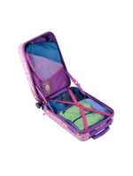 Mala de bordo 10 kg abs 4 rodas princesas disney rosa