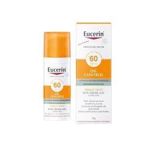 Protetor solar facial eucerin sun oil control creme facial fps 60