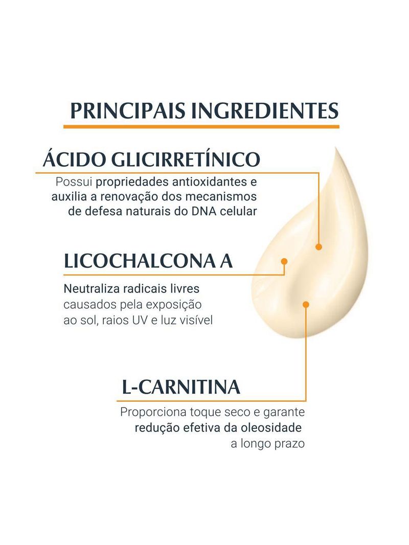 Protetor solar facial eucerin sun oil control creme facial fps 60