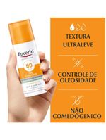 Protetor solar facial eucerin sun oil control creme facial fps 60