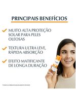 Protetor solar facial eucerin sun oil control creme facial fps 60