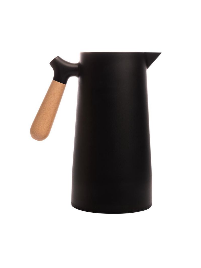 Garrafa térmica wolff nórdica de plástico com cabo preta 1l