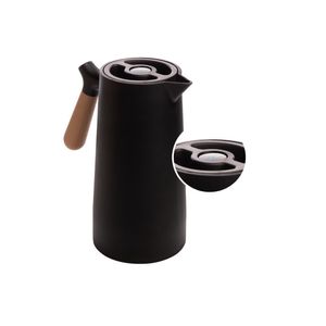 Garrafa térmica wolff nórdica de plástico com cabo preta 1l