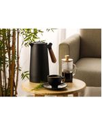 Garrafa térmica wolff nórdica de plástico com cabo preta 1l