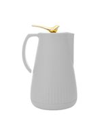 Garrafa térmica wolff new bird de plástico branca 1l