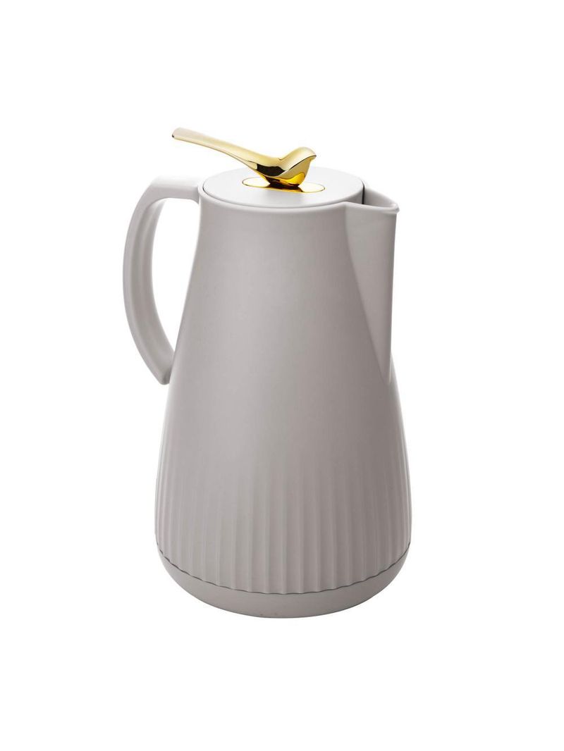 Garrafa térmica wolff new bird de plástico cinza 1l