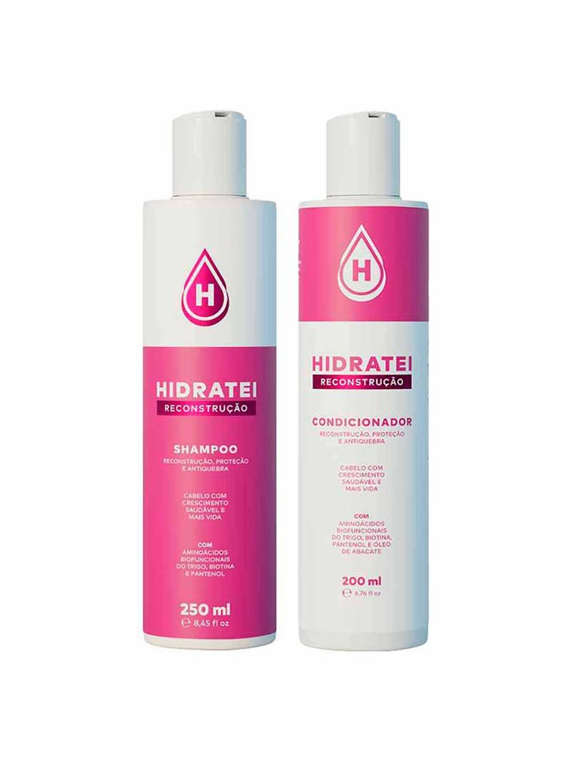 Hidratei reconstrutor kit - shampoo + condicionador