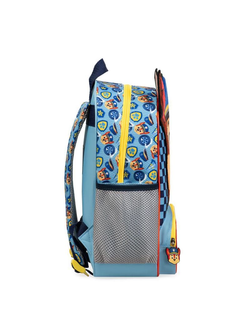 Mochila escolar masculina infantil patrulha canina chase azul