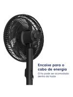 Ventilador de coluna electrolux efs40 duoforce air+ 40cm 126w 6 pás silencioso grafite