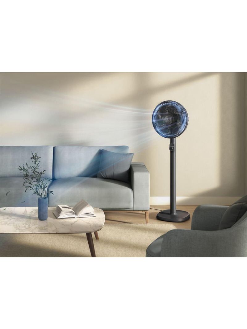 Ventilador de coluna electrolux efs40 duoforce air+ 40cm 126w 6 pás silencioso grafite