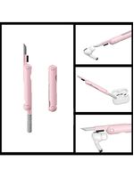 Escova Limpeza 7 Em 1 Teclado Fone Ouvido Celular Macia Rosa