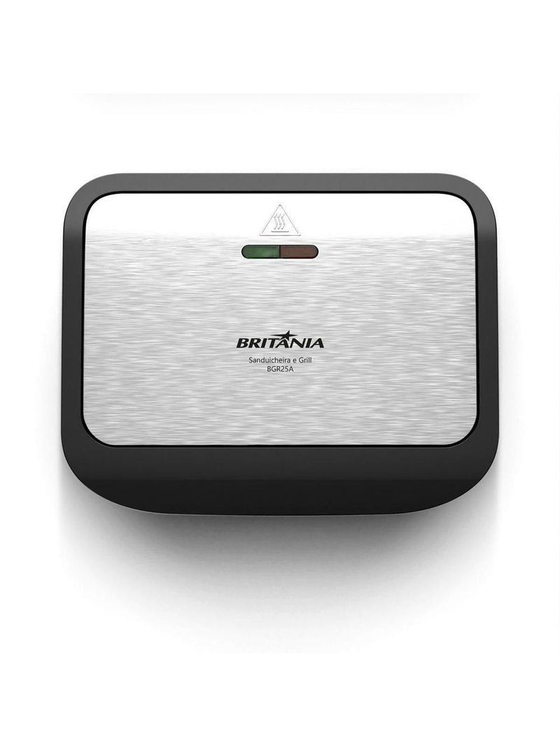 Sanduicheira E Grill Britânia Antiaderente 750W BGR25A 220V