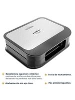 Sanduicheira E Grill Britânia Inox 2 Em 1 BGR25B 220V