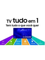 Smart tv 98" samsung crystal uhd 4k un98du9000 com wi-fi integrado, bluetooth, gaming hub, alexa e som em movimento virtual