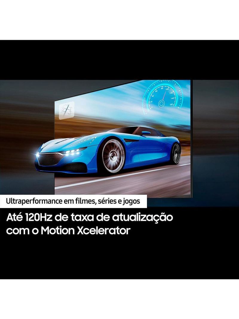 Smart tv 98" samsung crystal uhd 4k un98du9000 com wi-fi integrado, bluetooth, gaming hub, alexa e som em movimento virtual