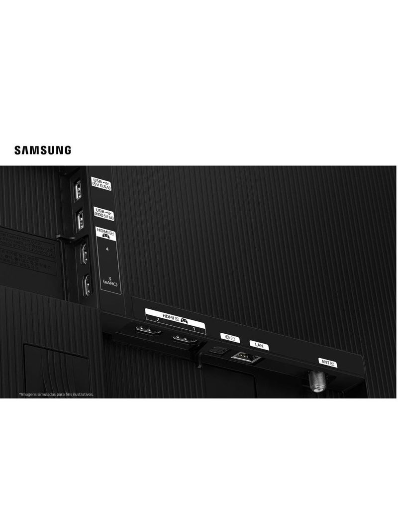 Smart tv 65” 4k samsung oled qn65s85fagxzd vision ai 120hz dolby atmos processador nq4 ai gen2 preto grafite