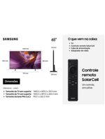 Smart tv 65” 4k samsung oled qn65s85fagxzd vision ai 120hz dolby atmos processador nq4 ai gen2 preto grafite