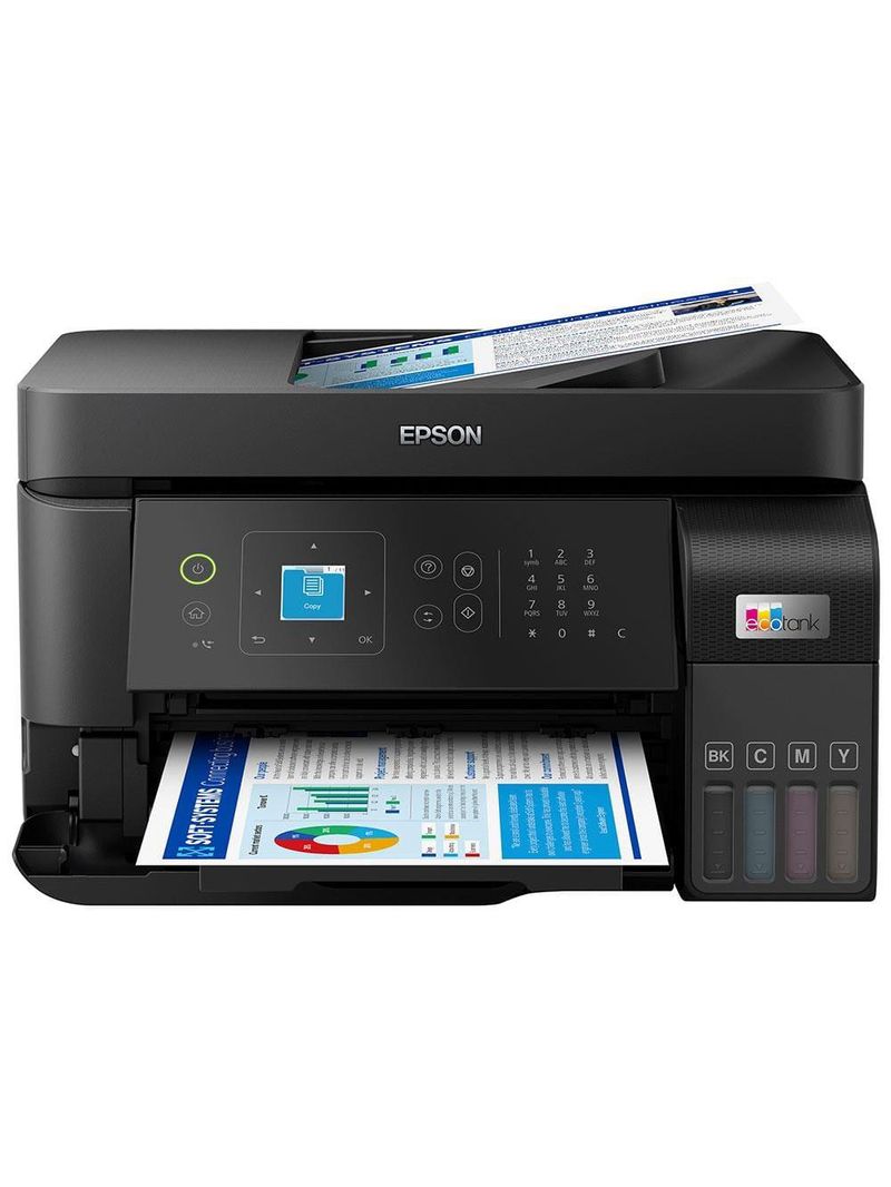 Multifuncional tanque de tinta epson ecotank l5590 wireless - impressora, copiadora, scanner
