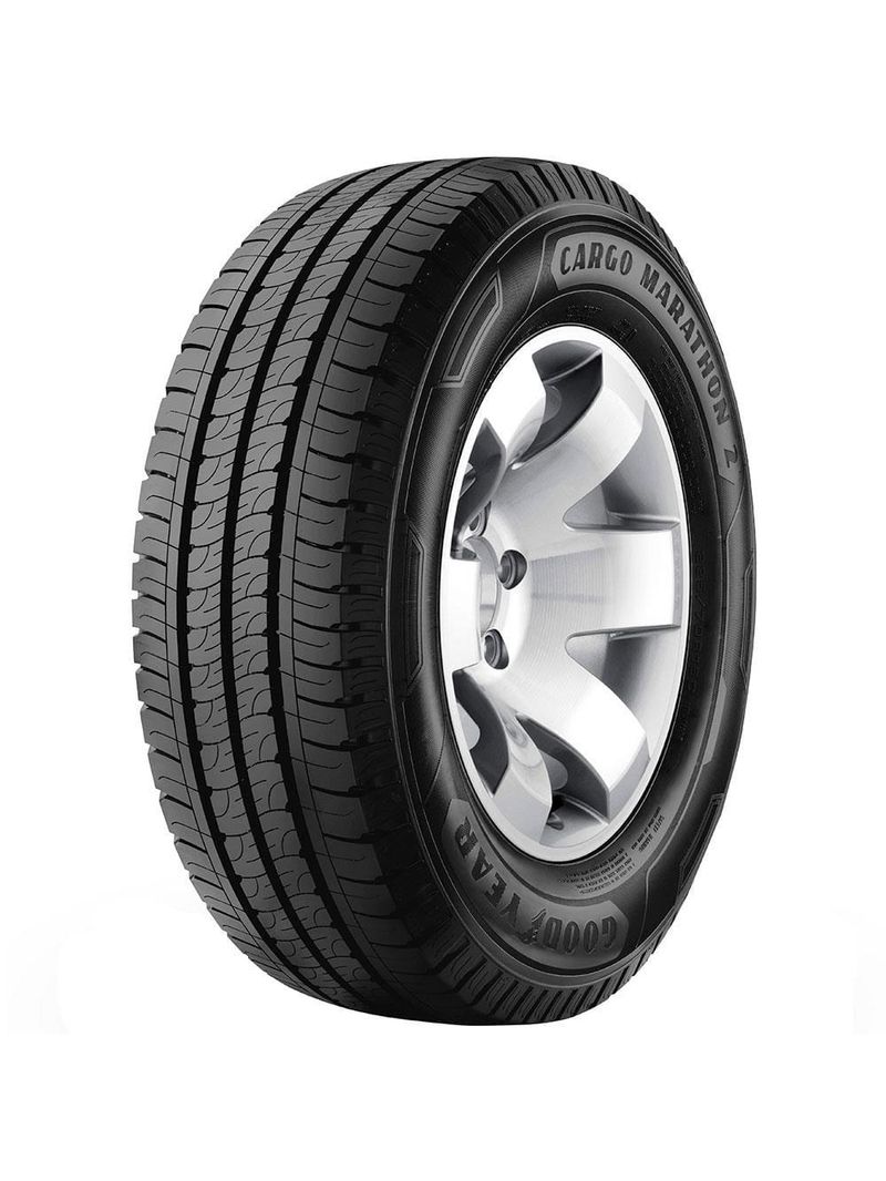 Pneu goodyear cargo marathon 2 185r14c 102/100r aro 14 para caminhonetes - preto