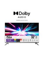 Smart tv 32” philco led hd p32cra roku tv hdr dolby audio wi-fi dual band hdmi usb