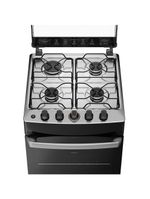 Fogão continental 4 bocas fc4ib com mesa de inox, tecnologia top limpa fácil e acendimento automático bivolt – branco