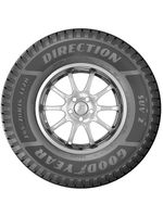 Pneu aro 15 goodyear direction suv 2 235/75 109s