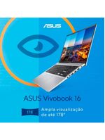Notebook asus intel core i7 16gb ram 512gb ssd tela 16" led windows 11 vivobook 16 - x1605va-mb763w