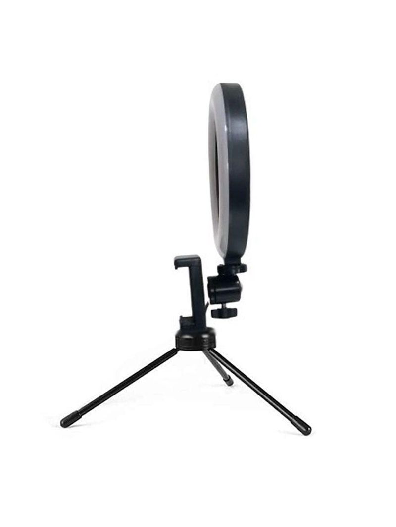 Luz Ring Light 16cm Tripé De Mesa Com Suporte Celular Gravar Vídeo