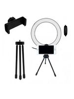Luz Ring Light 16cm Tripé De Mesa Com Suporte Celular Gravar Vídeo