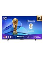 Smart tv 50” 4k hisense 50q6qv qled hdr10 dolby atmos vidaa u9 preto