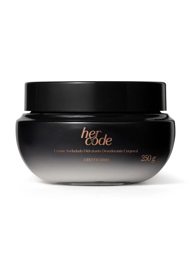 Creme Aveludado Hidratante Desodorante Corporal Her Code 250g