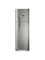 Geladeira electrolux dfx41 frost free 371l turbo congelamento duplex inox