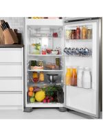 Geladeira electrolux dfx41 frost free 371l turbo congelamento duplex inox