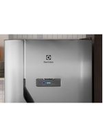 Geladeira electrolux dfx41 frost free 371l turbo congelamento duplex inox