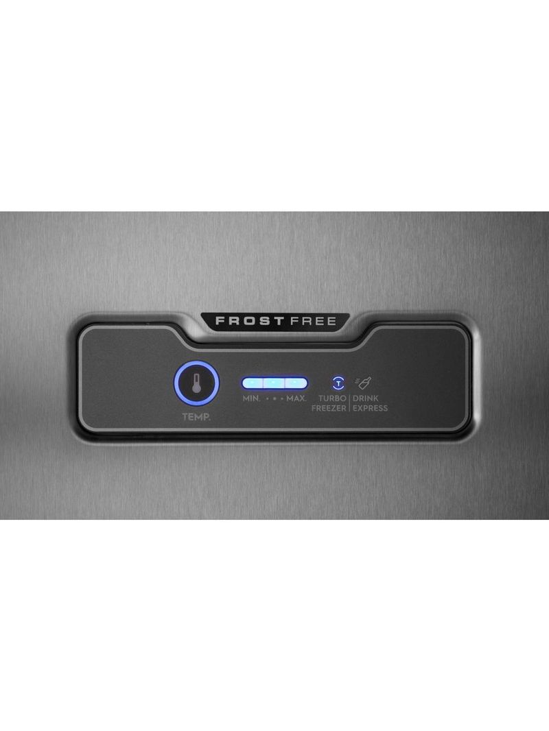 Geladeira electrolux dfx41 frost free 371l turbo congelamento duplex inox