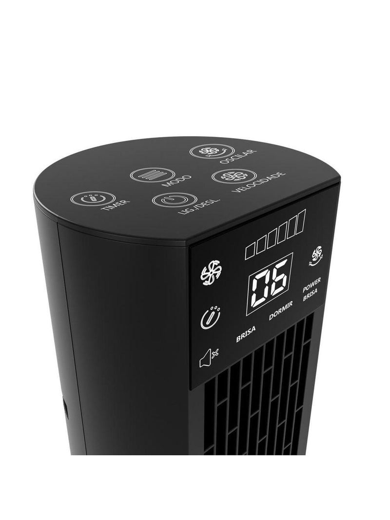 Ventilador Torre Britânia Painel Touch 75W BVT90A 220V
