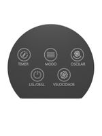 Ventilador Torre Britânia Painel Touch 75W BVT90A 220V