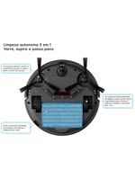 Robô aspirador de pó electrolux home-e control experience erb20 bivolt – cinza/preto