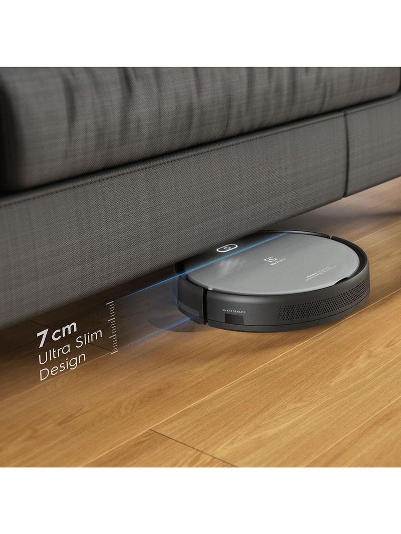 Robô aspirador de pó electrolux home-e control experience erb20 bivolt – cinza/preto